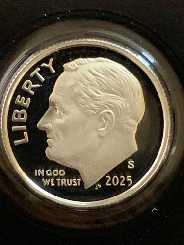 2025 S Roosevelt Dime Gem DCam Proof 99.9% Silver Nice looking coin, low mintage
