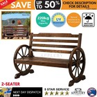 <!--F#f_0-->Wooden Wagon Chair Garden Bench Seat Outdoor Backyard Rustic Furniture Lounge<!--F/-->