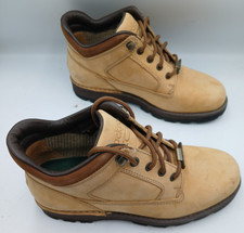 Rockport Mens Boots XCS Hydro Shield Tan Beige Brown Leather Size 6.5 W