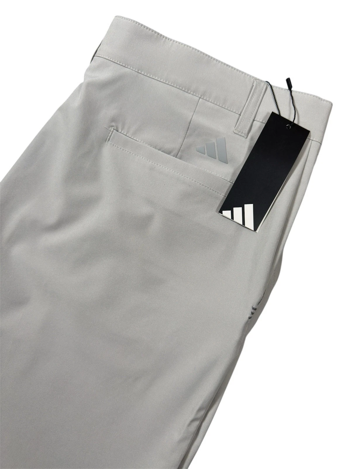 NWT Adidas Stretch Men's Woven Golf Shorts 34 36 38 40 Grey 2 Classic 10"C1