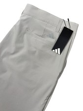NWT Adidas Stretch Men's Woven Golf Shorts 34 36 38 40 Grey 2 Classic 10"C1