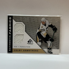 Upper Deck SP Game Used Authentic Fabrics Colby Armstrong #AF-CA Penguins