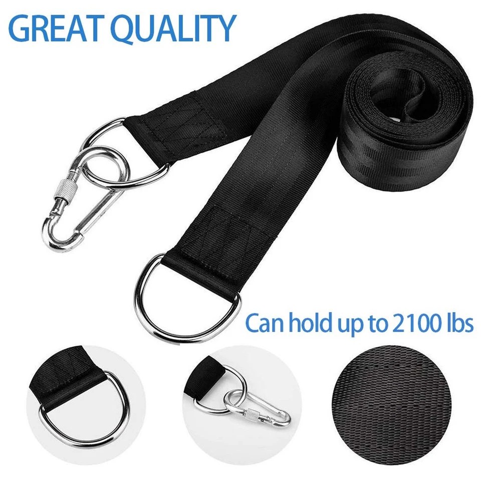 Kit Colgante Columpio Árbol, Correas Columpio Árbol, Correas Hamaca DIORES Con Lazos S... Foto 2 de 4