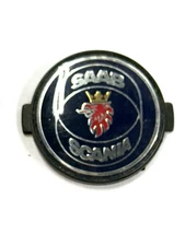 Vintage SAAB SCANIA  emblem badge Plastic Car Button 89 90 103 Germany