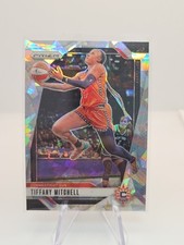 Tiffany Mitchell Silver Cracked Ice Prizm 2024 Panini Prizm WNBA