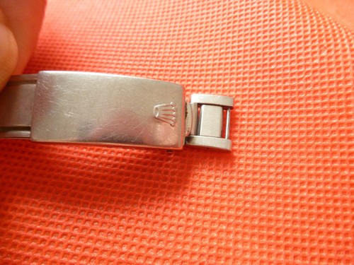1970 Rolex Swiss Watch Bracelet Buckle Clasp 14mm inside 12mm good condition . - Picture 2 of 7