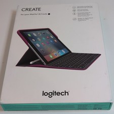 Logitech CREATE Backlit Keyboard Case iPad Pro 9.7" Plum 920-008193