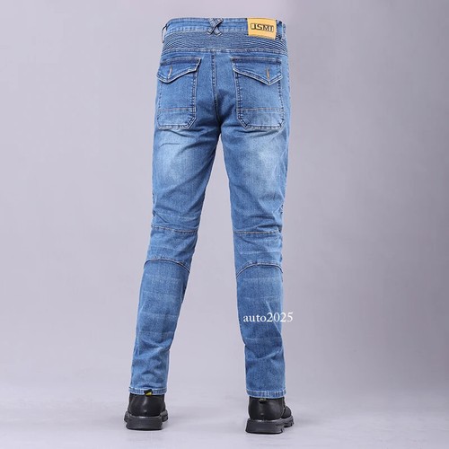 Pantaloni Moto Equitazione Uomo Outdoor Equitazione Jeans Moto Jeans Protezione - Foto 13 di 24