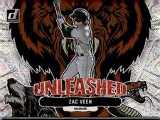 2023 Donruss #U3 Zac Veen Unleashed Rapture Colorado Rockies (P)