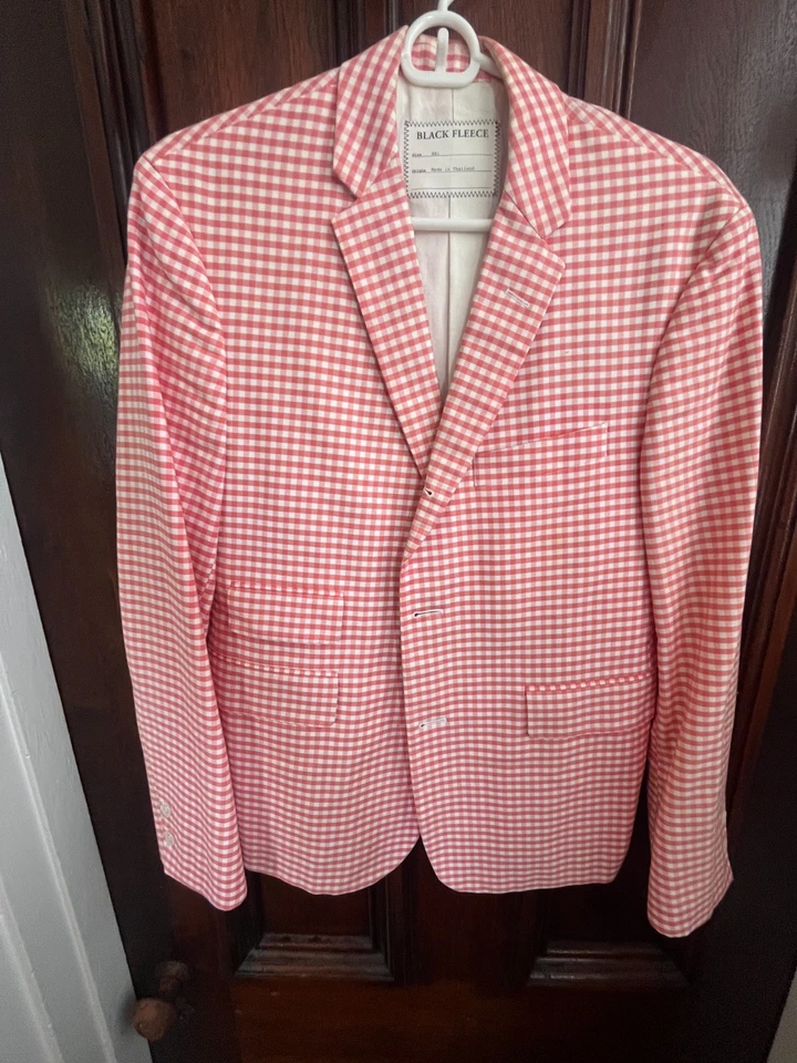 brooks brothers Thom Browne black fleece jacket mens - Image 2 of 3
