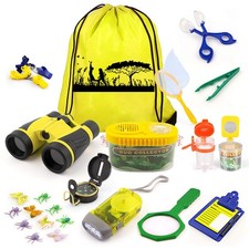 24 Pcs Kids Explorer Kit Bug Catcher Kit for Kids, Outdoor Toys Adventure C...