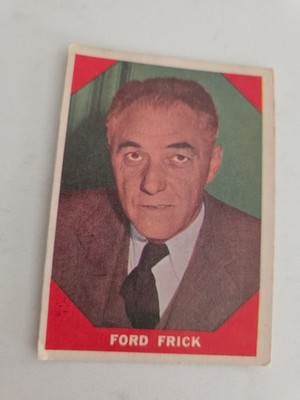 1960 Fleer Baseball Greats - Ford Frick #74