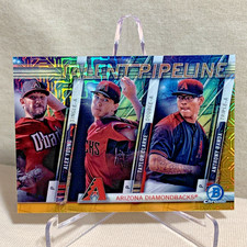 2017 Bowman Chrome AZ Diamondbacks Young Clarke Banda Talent Pipeline Orange /25