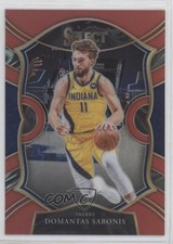 2020-21 Panini Select Concourse Red Prizm 5/199 Domantas Sabonis #56 0zc5