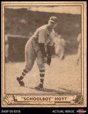 1940 Play Ball #118 Waite Hoyt Dodgers HOF 4 - VG/EX
