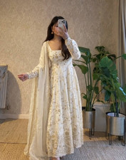 Anarkali Gown Pakistani Dress Salwar Kameez Ready made Party Wedding Bollywood