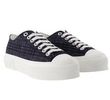 Burberry Jack Hombre Tonal Cuadros Denim Zapatillas bajas EU 42 US 9 $650