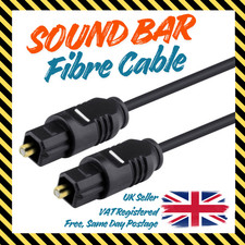 DIGITAL AUDIO FIBRE OPTIC OPTICAL TOSLink CABLE LEAD WIRE TV DVD PS4 1m 2m 3m