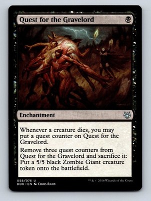 MTG Magic the Gathering Quest for the Gravelord Zendikar Regular