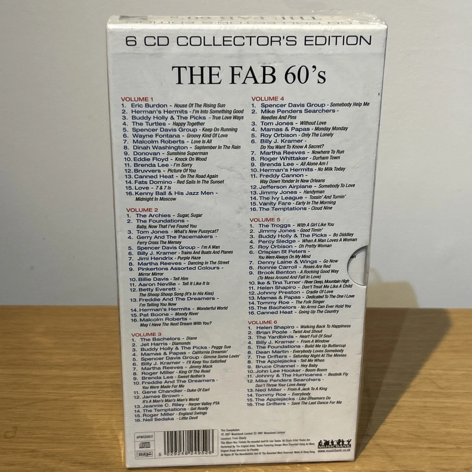 The Fab Sixties Collectors Edition 6 CD boxed set (2007) - Image 2 of 2