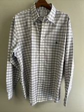 Brooks Brothers Men  s Dress Shirt Button Down Xl Regent Supima Cotton Non Iron