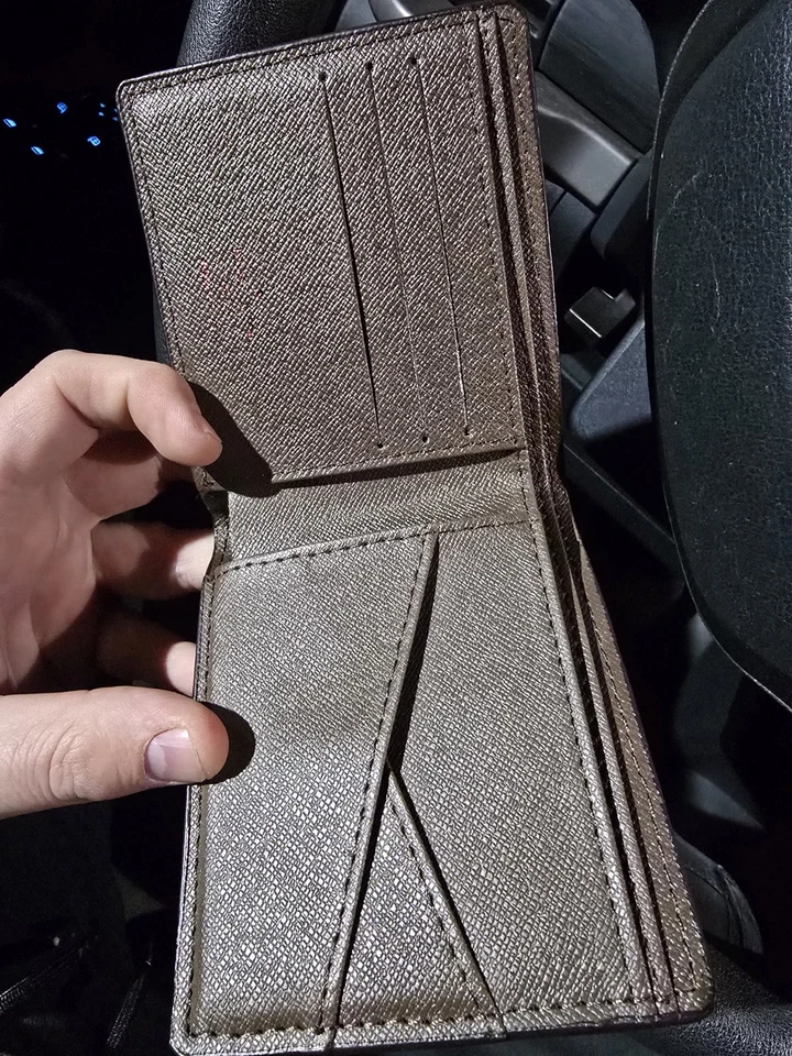 Louis Vuitton Wallet Damier Graphite Bi Fold Brown Men's - Image 2 of 4