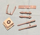 vintage G.I. GI JOE gijoe POLAR BATTLE BEAR WEAPONS PARTS LOT missiles FREE SHIP