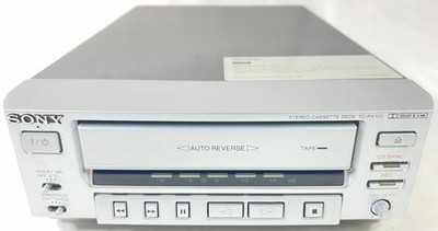 SONY TC-PX100 Stereo Cassette Deck Dolby Silver DHC-MD777 MD555 Can be linked
