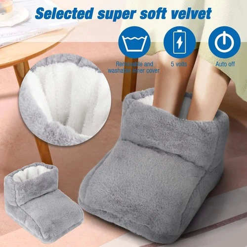 Fußwärmer elektrische Fußheizung Wärmeschuh Fußpflege Abschaltung Fuß Automatik - Bild 17 von 18