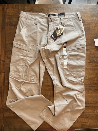 5.11 Tactical Apex Hose Cargo Stretch 74434 Herren Beige Größe 40x30 Neu mit Etikett
