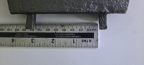 cast iron soot flap damper plate-Original arched damper choke plate item DAM003 - Picture 9 of 9