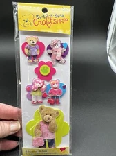 NEW 2010 Build A Bear Craftshop layered puffy Stickers
