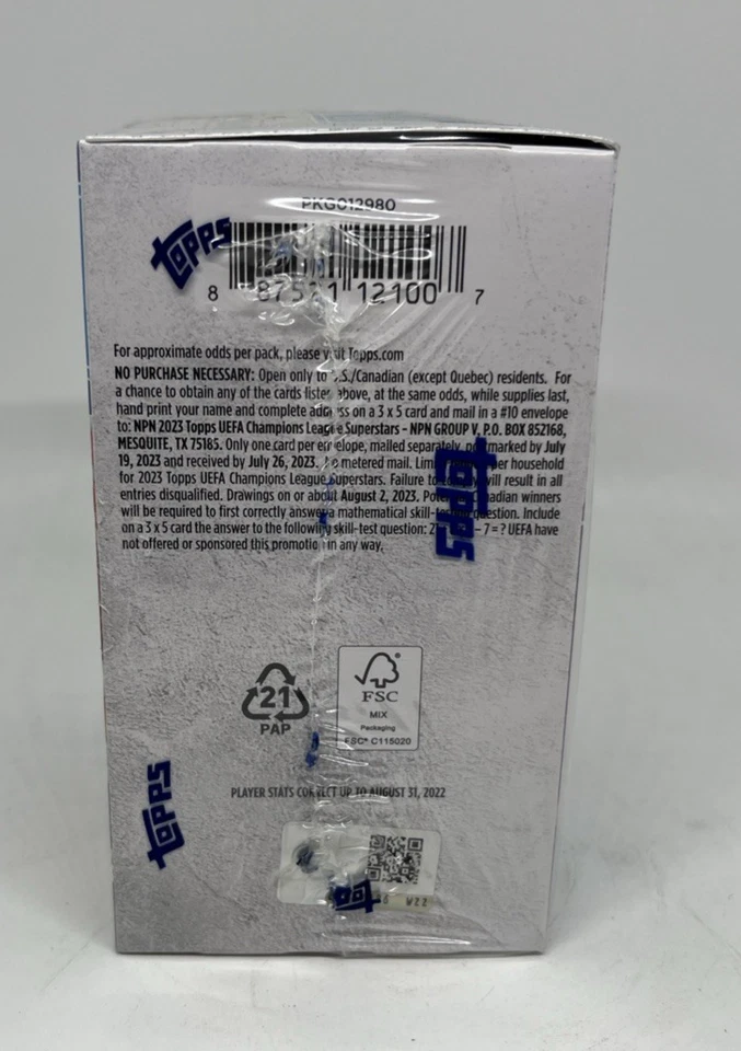 2022-23 Topps UEFA Superstars Blaster Box - New & Factory Sealed - Image 4 of 4