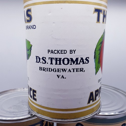 Antique lot 3 Repro 1990s tin cans paper label Ottawa Thomas Chief Prop Display - Picture 21 of 21