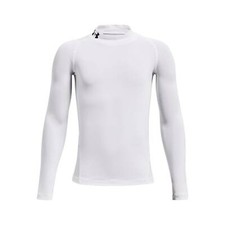 Under Armour Mock Full Length Sleeve Baselayer Boys Top Compression Armor