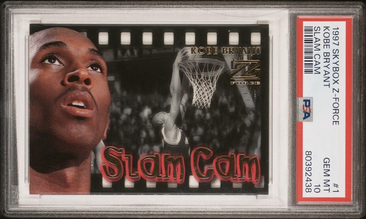 Kobe Bryant 1997 SkyBox Z-Force #1SC Slam Cam Price Guide Kobe Bryant 1997 SkyBox Z-Force #1SC Slam Cam Price Guide