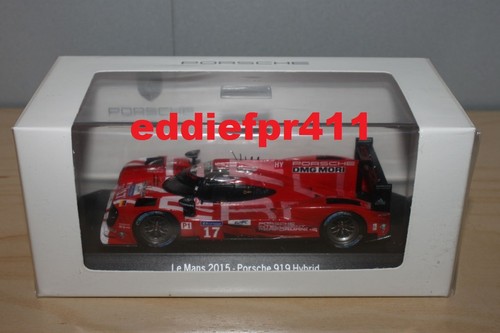 Trio Porsche 919 Hybrid Le Mans 2015 n° 19﻿ / 17 / 18 1/43