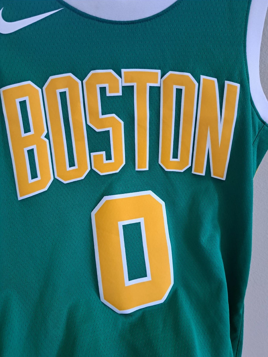 Men's Nike Jayson Tatum White Boston Celtics 2020/21 Swingman Player Jersey  - City Edition