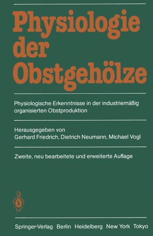 Thumbnail - Physiologie Der Obstgehölze | Gerhard Friedrich (u. A.) | Taschenbuch