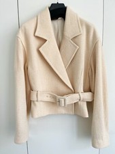  Other stories Short Belted Wool Blend Jacket Beige US2