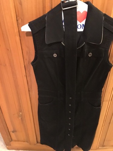 Authentisches Burberry Brit ärmelloses schwarzes Trench-Gürtelkleid US-Gr. 6 #1 - Bild 8 von 8