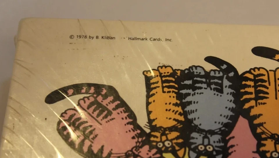 1978 Springbok 500 головоломка B Kliban Rainbow Cat друзей круг 2423 запечатанный - Изображение 4 из 4