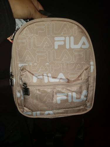 Fila Mini Anthea Backpack Rose Unisex Small Bag NEW! - Picture 4 of 9