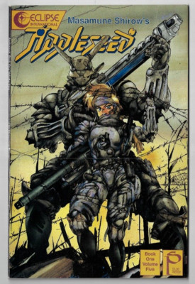 APPLESEED book 1 volume 5 VG 1988 Eclipse MASUME SHIROW early US anime