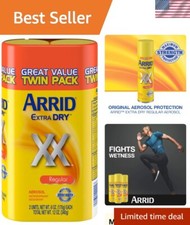 XX Extra Dry Antiperspirant Deodorant Twin Pack - Long-Lasting Citrus Freshness