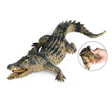 Realistic Wild Life Jungle Animal Figures Model Crocodile Alligator Family Toys