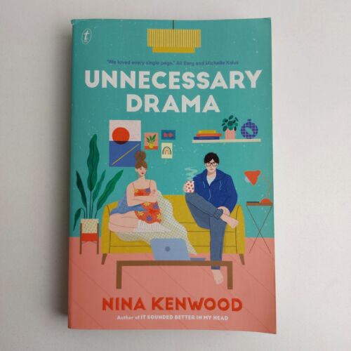 SIGNED Unnecessary Drama by Nina Kenwood Paperback Book 2022 Romance New Adult - Picture 1 of 9