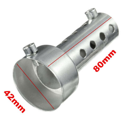 1x Universal Motorrad Auspufftopf Schalldämpfer DB Killer Exhaust Muffler42x80mm