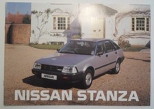 NISSAN STANZA Range orig 1984 UK Mkt Sales Brochure - Datsun
