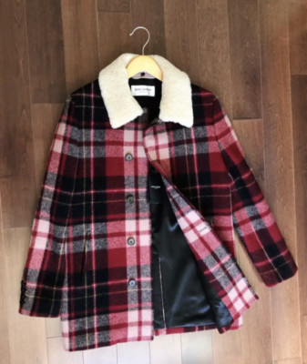 サンローラン コート SAINT LAURENT COAT, size 48 Saint Laurent Manteau Coat in Beige | FWRD